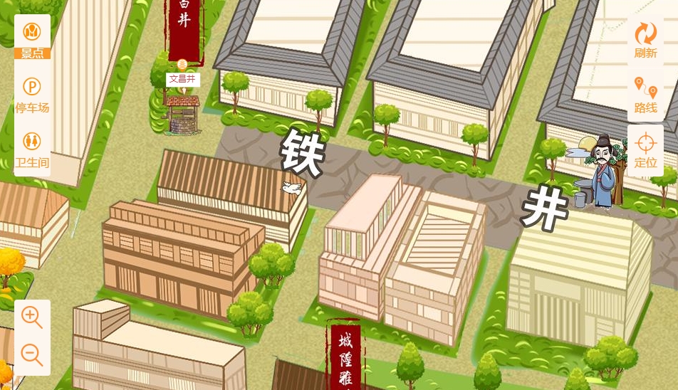 三水智慧景区：手绘地图与语音导览的完美融合