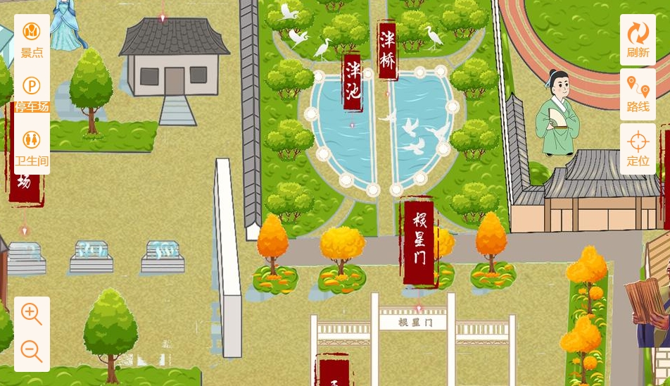 三水手绘地图景区语音讲解导览系统：智慧景区建设的基石